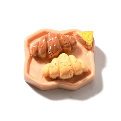 (52) Непрозрачная лаванда Непрозрачные кабошоны из смолы, искусственный хлеб, разноцветные, 16x18.5x8.5 мм