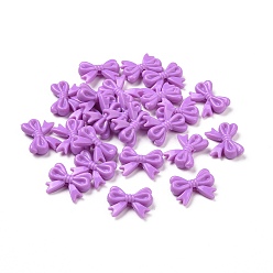 Medium Orchid Opaque Acrylic Beads, Bowknot, Medium Orchid, 14x18x4.5mm, Hole: 2mm, about 917pcs/500g