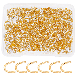 Золотой 300шт латунные звенья, в форме, золотые, 5.5x4x2 мм, отверстие : 1 мм
