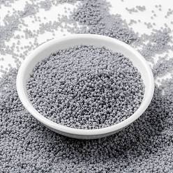(RR498) Opaque Cement Gray MIYUKI Round Rocailles Beads, Japanese Seed Beads, (RR498) Opaque Cement Gray, 15/0, 1.5mm, Hole: 0.7mm, about 5555pcs/bottle, 10g/bottle