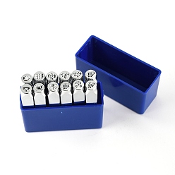 Платина Гальванические стальные штампы, двенадцать созвездий, платина, 6.2x1x1 см