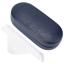 Прусский Синий 1футляры для очков из поликарбоната и искусственной кожи, прямоугольные, берлинская лазурь, 165x76.5x55 мм