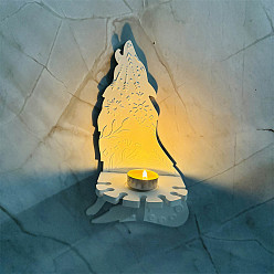 Волк Силиконовые формы для свечей своими руками, для изготовления свечей, волк, 98~252x144~165x7~9 мм, 2 шт / комплект