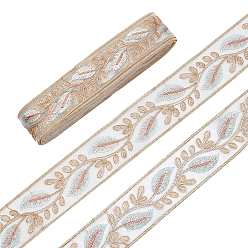 Аквамарин Полиэстеровая лента с рисунком перьев, для пошива одежды из ткани аксессуары, аквамарин, 1-3/4 дюйм (44 мм)