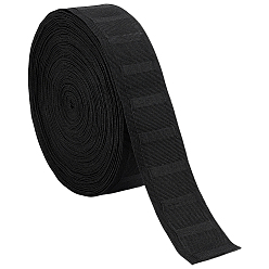 Черный 25м тканевые ленты, аксессуары для одежды, для штор, чёрные, 1-5/8 дюйм (40 мм), около 27.34 ярдов (25 м) / комплект