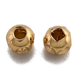 Echt 24 k vergoldet Messing Perlen, langlebig überzogen, Würfel, echt 24 k vergoldet, 3.5x3.5x3.5 mm, Bohrung: 1.2 mm