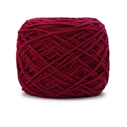 Темно-Красный Шерстяная пряжа, для одежды шарфы свитера шали шапки, темно-красный, 5 мм