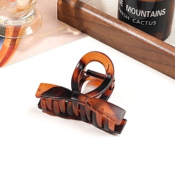 Шоколадный Бант-заколки-коготь из смолы, аксессуары для волос для женщин и девочек, цвет шоколада, 80 мм