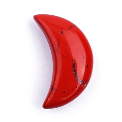 Красный Камень Фигурки луны из натуральной красной яшмы для украшения рабочего стола домашнего офиса, 32x20x10 мм