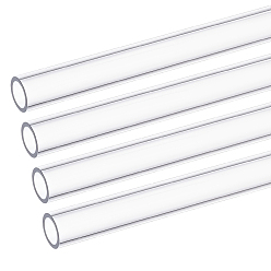 Clear Transparent Acrylic Pipe, Multipurpose Pipe, Clear, 250x15mm