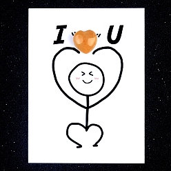 Топаз Нефрит Натуральный топаз нефрит сердце дисплей украшения, с бумажными карточками, фигурка для украшения дома, энергетический камень рейки для исцеления, 15 мм