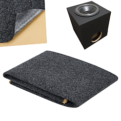 Gray Felt Fabric, with Adhesive Tape, DIY Craft Supplies, Gray, 1000x1000x1.5mm