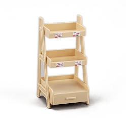 Лимонный шифон Полка из смолы модель десерта, украшение куклы, аксессуары для ролевых игр, лимонный шифон, 70x65x130 мм