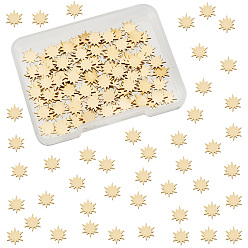 Солнце Латунные кабошоны, золотые, солнце, 9x8x0.8 мм, 100 шт / коробка