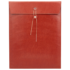 Шоколадный Прямоугольная сумка для документов из искусственной кожи для совещаний, карманы для файлов, цвет шоколада, 245x316x4 мм