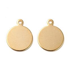 Плоский Круглый Латунь прелести, без кадмия и без свинца, плоско-круглые, 12.5x10x0.5 мм, отверстие : 1.2 мм