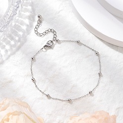 Нержавеющая Сталь Цвет 304 из нержавеющей стали Кабельные зажимы браслеты, цвет нержавеющей стали, 7-3/8 дюйм (18.7 см)