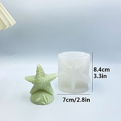 Starfish DIY Food Grade Silicone Candle Molds, for Candle Making, Starfish, 8.4x7cm