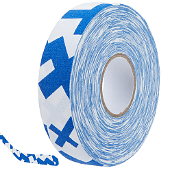 Marine Blue Polycotton Badminton Racket Head Protector Sticker, Marine Blue, 24.5x0.3mm, 25m/roll