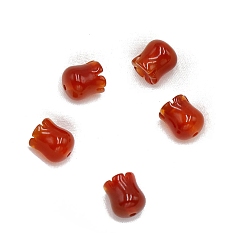 Carnelian Natural Carnelian Beads, Undyed, Lily of the Valley, 11x10mm, Hole: 1~1.2mm