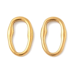 Золотой 304 нержавеющей стали связывающий кольца, овальные, золотые, 20x12.5x3.2 мм, внутренний диаметр: 17.5x6 мм