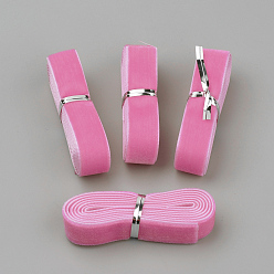 Ярко-Розовый 5/8 Лента бархатная односторонняя дюймовая, ярко-розовый, 5/8 дюйм (16 мм), около 1.094 ярдов / пачка (1 м / пачка)