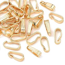 Настоящее золото 18K Латунь оснастки на поруки, без никеля , реальный 18 k позолоченный, 8.5x3x4 мм