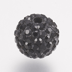 (46D) Непрозрачный насыщенный шоколадно-коричневый Чешский горный хрусталь бисера, С. 6 (1.3~1.35 мм), pave disco бусины, полимерной глины, круглые, 280 _jet, 4~4.5 мм, отверстие : 1 мм, о 20~30 жемчужинах / шариках