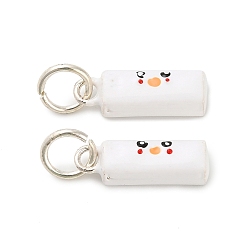 Другие Подвески из эмали и сплава, с целью перехода в кольце, 17.5x6x4.5 мм, отверстие : 5 мм