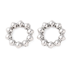 Античное Серебро Колечки-коннекторы, сплав, тибетский стиль, без кадмия и без свинца, кольцо, античное серебро, 14x3 мм, внутренний диаметр: 7.5 мм, Около 833 шт / 1000 г