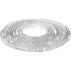 Кристалл 5м самоклеящаяся лента со стразами для отделки, пришивание ленты со стразами, аксессуары для костюма, кристалл, 5x2 мм