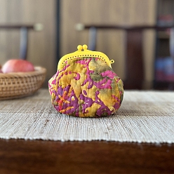 Серо-розавый Наборы для самостоятельной вышивки сумок, увядшая роза, 100x100x60 мм