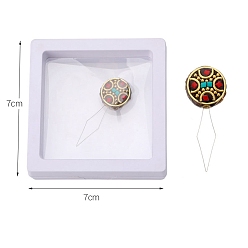 Плоский Круглый Устройство для заправки иглы для шитья Многофункциональное устройство для заправки иглы своими руками, плоско-круглые, плоско-круглые, 70x70x20 мм