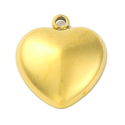 Настоящее золото 18K Ионное покрытие (ip) 304 подвески из нержавеющей стали, шарма сердца, реальный 18 k позолоченный, 17x15x4 мм, отверстие : 1.6 мм