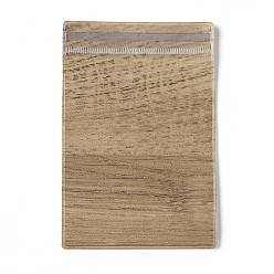 пшеница Пвх почтовый замок сумки, прямоугольные упаковочные пакеты, верхние пакеты с самозапечатыванием, цвет пшеницы, 12x8 см, односторонняя толщина: 7.8 мил(0.2мм)