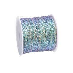 Farbig Schmuck geflochtenen Faden metallischen Korden, Polyesterschnur, Farbig, 12 -ply, 0.8 mm, ca. 27.34 Yards (25 m)/Rolle