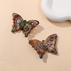 Camel Handmade Lampwork Pendants, Butterfly, Camel, 38x60mm