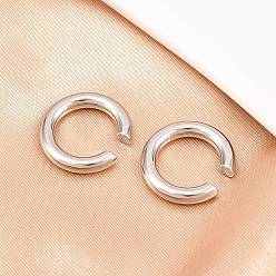 Нержавеющая Сталь Цвет 316 серьги-манжеты из хирургической нержавеющей стали, c-образный, цвет нержавеющей стали, 20x3.5 мм