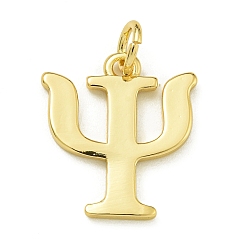 Настоящее золото 18K Весы стойка покрытие латунные подвески, с прыжковых колец, долговечный, без свинца и без кадмия, реальный 18 k позолоченный, 16x15x1.5 мм, отверстие : 3.5 мм