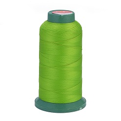 Yellow Green Polyester Sewing Threads, Temperature Heat Resistant Threads, DIY Leather Sewing Craft, Bookbinding, Shoe Repairing, Yellow Green, 0.3mm, 1800m/roll