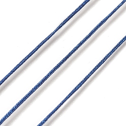 Marine Blue 50 Yards Nylon Chinese Knot Cord, Nylon Jewelry Cord for Jewelry Making, Marine Blue, 0.8mm