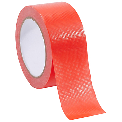 Красный 1 рулонные полиэтиленовые и марлевые клейкие ленты для фиксации ковров, тканевая лента для ремонта переплетного дела, плоский, красные, 5 см, 25 м / рулон