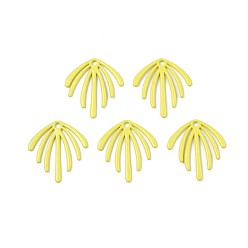 Светло-хаки Акриловые подвески краскораспылительные, без кадмия и без свинца, фанатские прелести, светлый хаки, 22x20x1.5 мм, отверстие : 1.8 мм