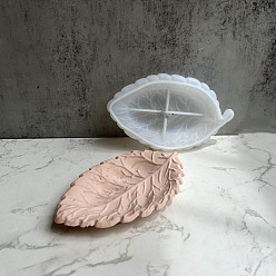 Белый Силиконовые формы для подноса для посуды своими руками, формы для хранения, для уф-смолы, изготовление изделий из эпоксидной смолы, белые, 162x99x27 мм