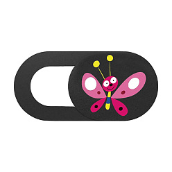 Бабочка Металлические чехлы для веб-камер, блокираторы скользящих камер для накладок, портативный компьютер, телефоны, монитор, бабочка, 160x40 мм