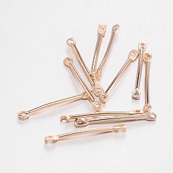 Golden Stick Eisenstangen verbindet Steckverbinder, golden, 20x2x1 mm, Bohrung: 1 mm