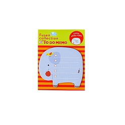 Elephant 20 Sheets Cute Animal Pad Sticky Notes, Sticker Tabs, for Office School Reading, Elephant, 50mm
