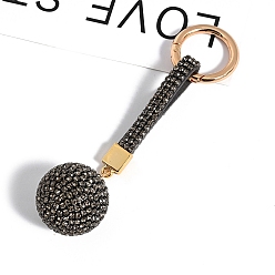 Реактивный Самолет Женский брелок из искусственной кожи и стразов, круглые, струя, 14x3.5 см