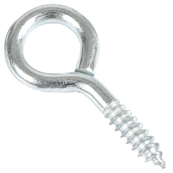 Platinum Iron Screw Eye Pin Peg Bails, For Half Drilled Beads, Platinum, 35.22mm