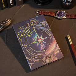 Midnight Blue Retro Gothic Style Fairy Tale Butterfly Notebooks, Midnight Blue, 188x128mm